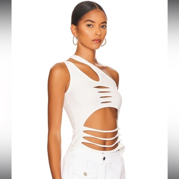 H:ours x Revolve Noelle Top in White NWT - Picture 3 of 9